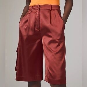 Anthropologie Hutch Pleated Utility Shorts